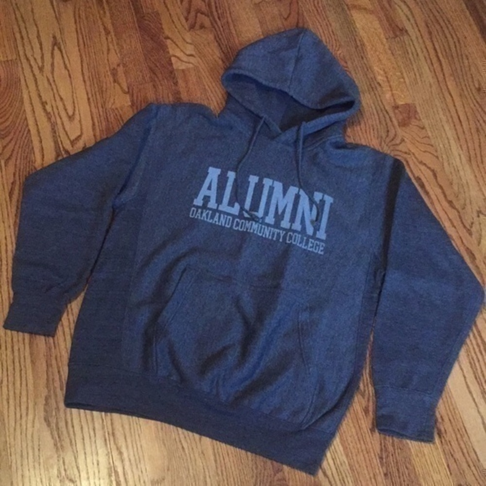Like New Pro Weave Cotton Polyester Cozy Grey Women’s Men’s Pullover Hoodie Sz M